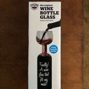 Big Mouth The Original Novelty Wine Bottle Glass